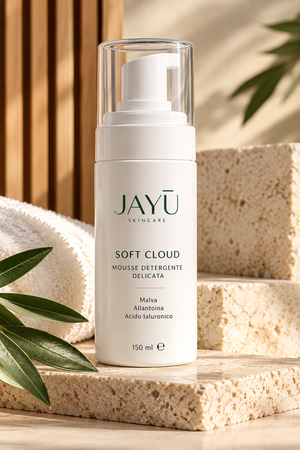 JAYŪ Soft Cloud – Mousse detergente delicata 150 ml